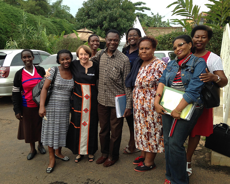 Rosemary Masters, JD, LCSW in Uganda